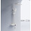Shower Set Rea Bari White 2