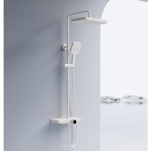Shower Set Rea Bari White 1