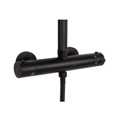Doucheset Rea Tom Black Met Thermostaat 2