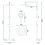 Shower Set Rea Bliss Brush Gold 7