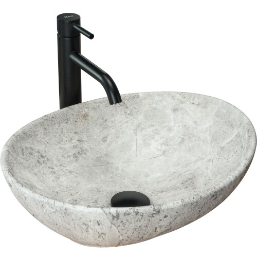 Countertop Washbasin Rea Sofia Light Stone