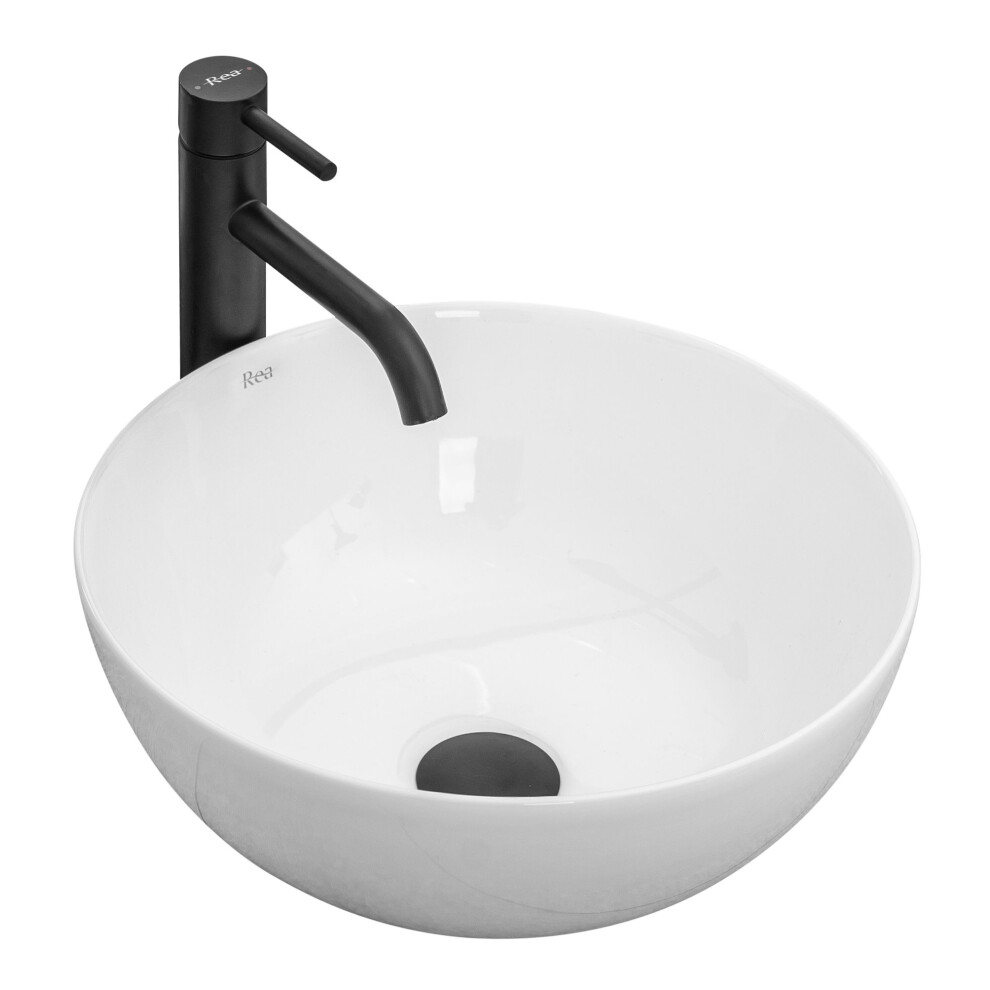 Rea White Countertop Basin Stella