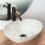 Countertop Washbasin Rea Sofia Light Stone 7