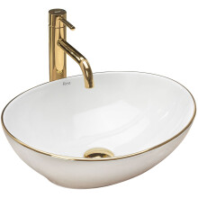 Vasque À Poser Rea Sofia Gold Edge