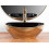 Countertop Washbasin Rea Sofia In Black Gold 5