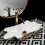 Countertop Washbasin Rea Sea White Gold + Plug Click-clack 2