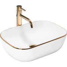 Countertop Basin Rea Belinda Gold Edge