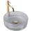 Countertop Washbasin Rea Cristal Light Grey 1