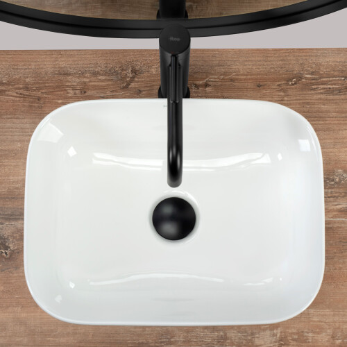 Lavabo Da Appoggio Rea Demi Mini White 2