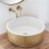 Countertop Washbasin Rea Helen Gold White 7