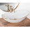 Countertop Washbasin Rea Royal Gold Edge 7