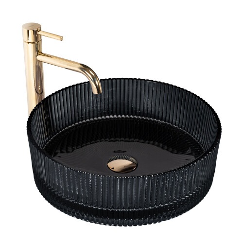 Countertop Washbasin Rea Ingrid Black 1