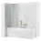Bath Screen Rea Elegant Gold 70 1