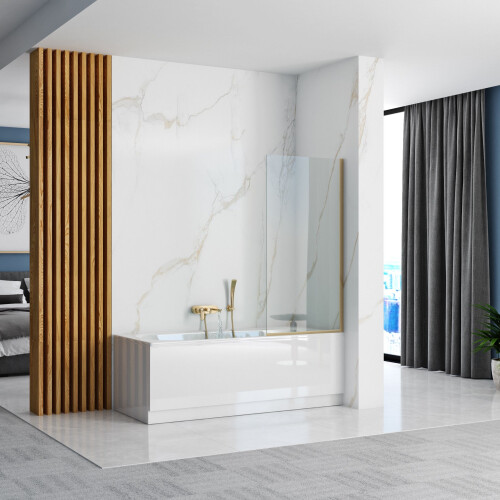 Bath Screen Rea Elegant Gold 70 1