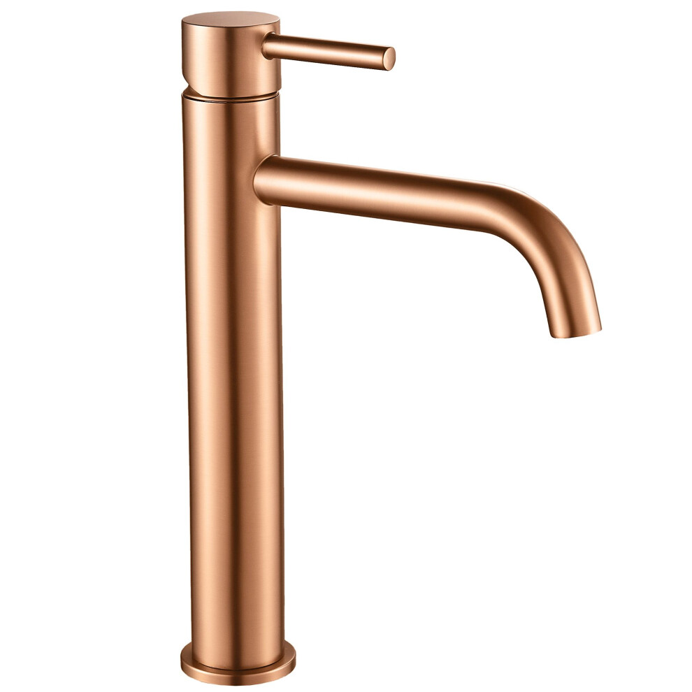 Bathroom Faucet Rea Lungo Brush Copper High 5906366006739