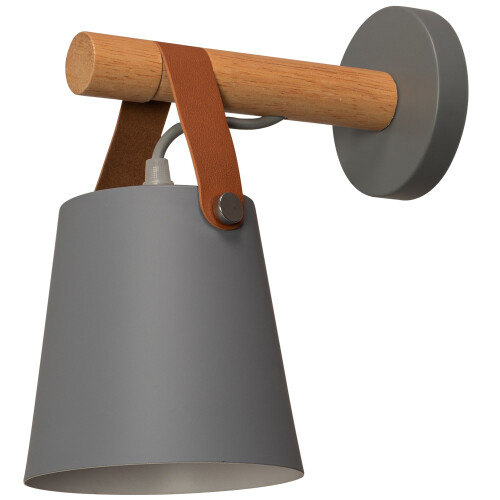 Lampe Murale Métal Avec Corde Grey APP468-1W 1