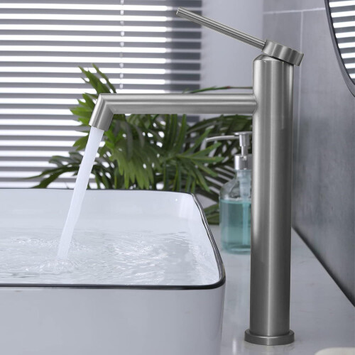 Μπαταρία Νιπτήρα Rea Foss Βουρτσισμένη Νικέλιο Inox Υψηλής Περιεκτικότητας Σε Νικέλιο 1