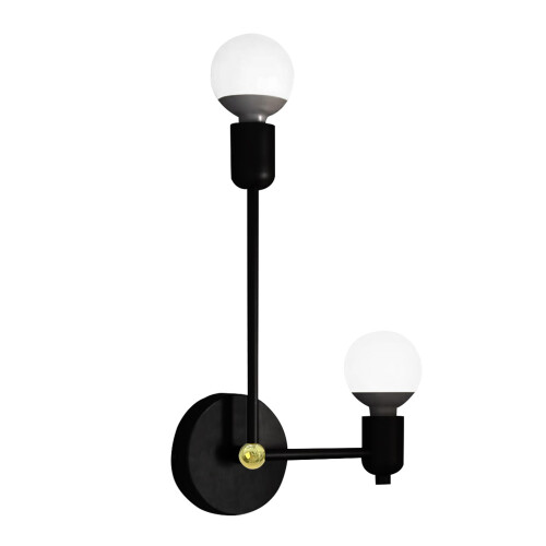 Fali Lámpa APP1707-2W Black