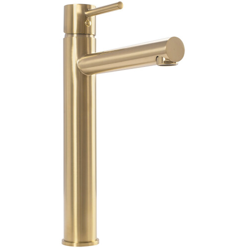 Βρύση Rea Tess Gold Brushed High Basin Baucin 2