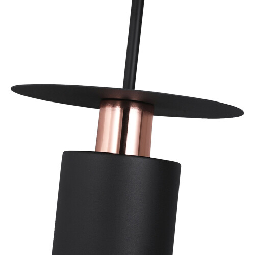 Hanglamp APP1145-1CP Zwart Roségoud 2
