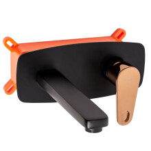 Fürdőszobai Csaptelep Rea Mild Black Rose Gold + Box