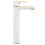 Βρύση Με Ψηλή Λεκάνη Rea Bloom Gold White 7