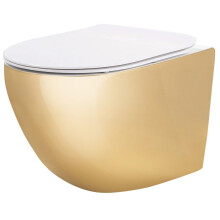 Toilet Bowl Rea Carlo Mini Tornado Nf White Gold