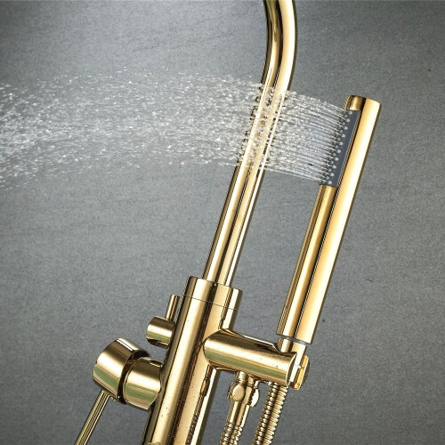 Free-standing Faucet Rea Lungo Gold 2