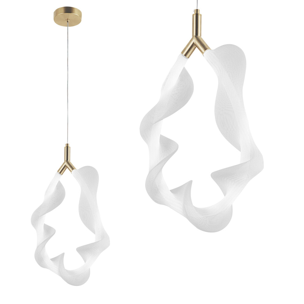 Led Lamp G013-1Cp White/Gold 5906366011207