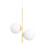 Lampe Suspendue G118-2cp Gold 2