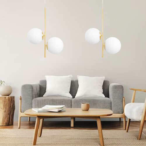 Lampe Suspendue G118-2cp Gold 2