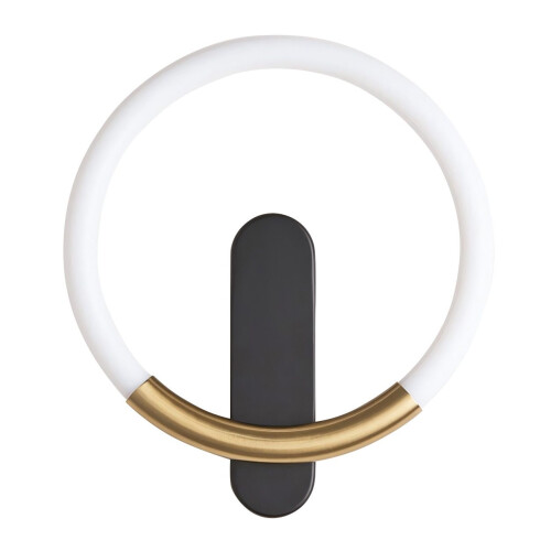 Φωτιστικο Τοιχου Led Lhj068-w C Brush Gold/black
