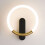 Φωτιστικο Τοιχου Led Lhj068-w C Brush Gold/black 7