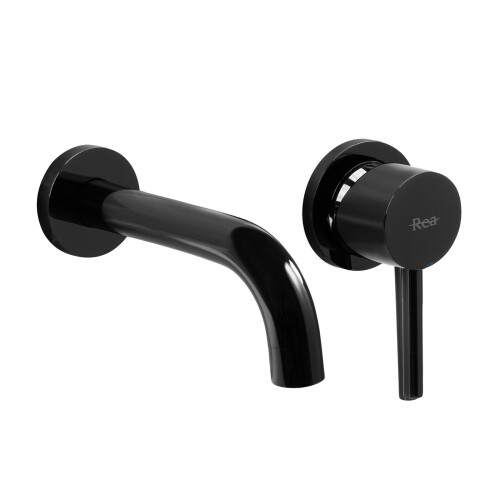Rea Lungo Black Metallic Κρυφή Βρύση Black Metallic + Box
