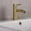 Bidé Csaptelep Lungo Gold Brush 7