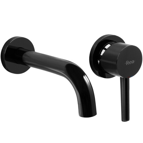 Rea Lungo Black Metallic Κρυφή Βρύση Black Metallic + Box 2