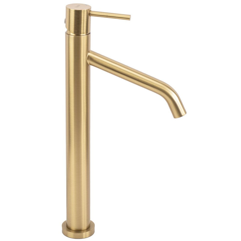 Bathroom Faucet Rea Level Brush Gold High