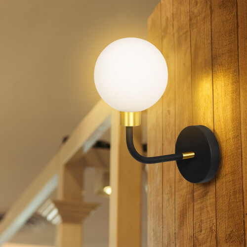 Applique Murale APP1301-1W Black Gold 1