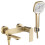Fürdőkád Csaptelep Rea Storm Brush Gold 1
