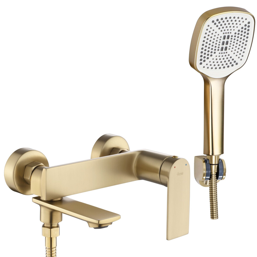 Bath Faucet Rea Storm Brush Gold 5906366007842