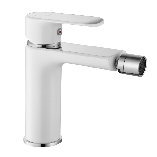 Robinet De Bidet Rea Bloom White Chrom 1