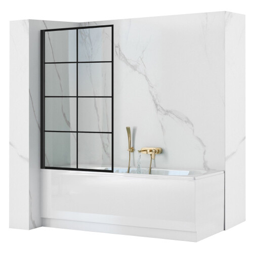 Schermo Vasca Rea Lagos-1 Fix 70 Black