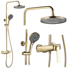 Shower Set Rea Rebel Gold