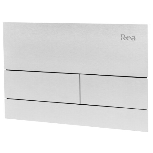 Plaque De Commande Wc Type K011a-q Rea T Brush Steel 1