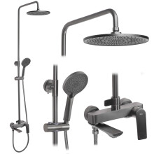 Shower Set Rea Avalon Titanium