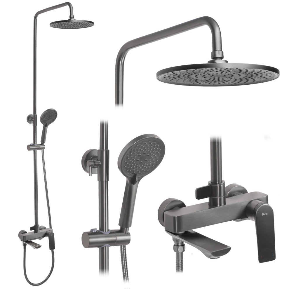 Shower Set Rea Avalon Titanium 5902557391967