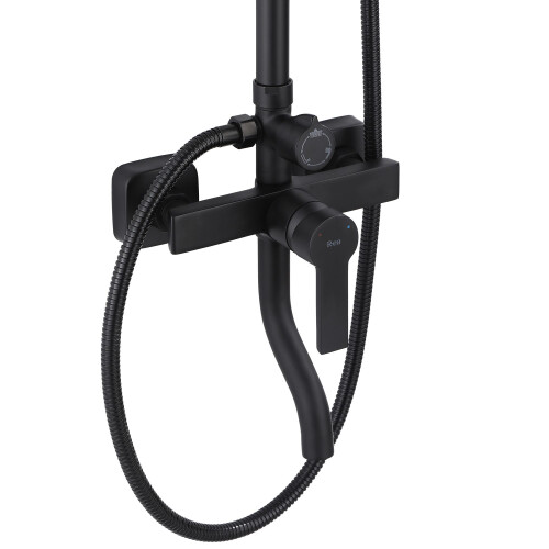 Doucheset Rea Argus Black Matt 1