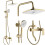 Shower Set Rea Storm Gold Brush 1