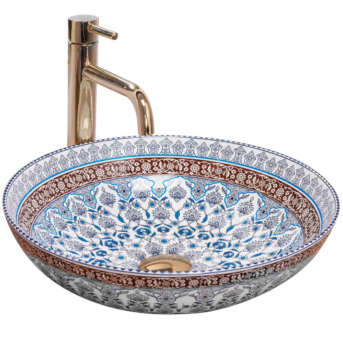 Countertop Washbasin Rea Arte Blue