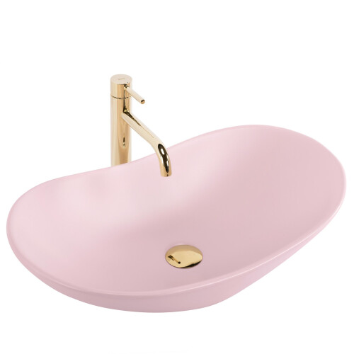 Vasque À Poser Rea Royal Powder Pink Matt 2